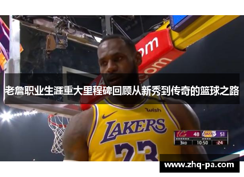 老詹职业生涯重大里程碑回顾从新秀到传奇的篮球之路